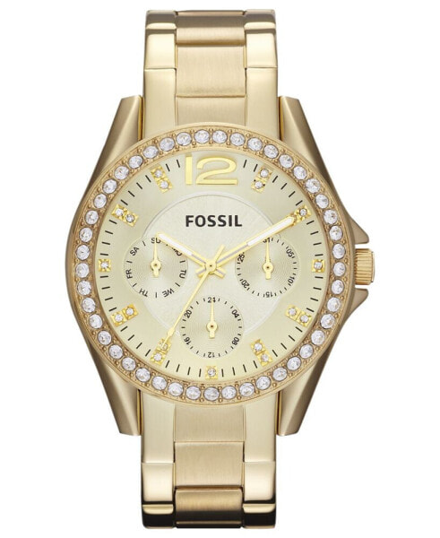 Часы Fossil Riley Gold Tone 38mm