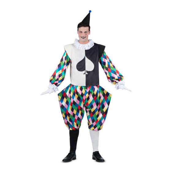 Costume for Adults My Other Me Harlequin White Black