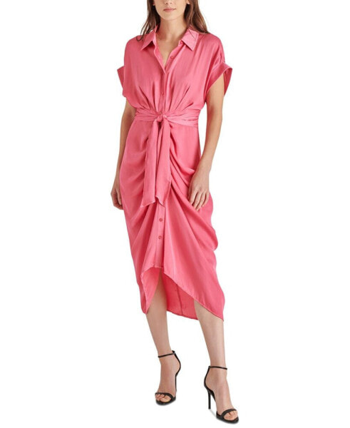 Women's Tori Tie-Front Midi Shirtdress