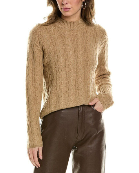 Vince Twisted Cable Wool & Cashmere-Blend Sweater Women's