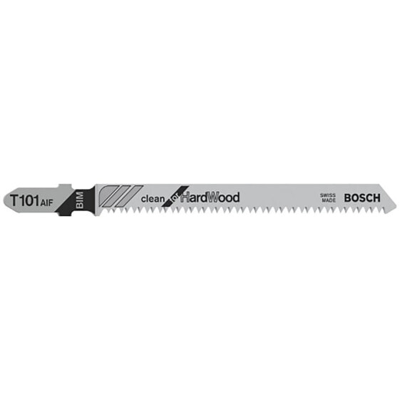 BOSCH PROFESSIONAL T 101 AIF Clean HardWood Jig Saw Blade 5 Units