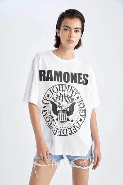 Футболка Defacto Ramones Oversize Fit
