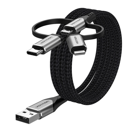 USB-кабель Vention CQJHF 1 m Серый