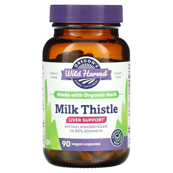 Organic Milk Thistle, 90 Organic Vegan Capsules