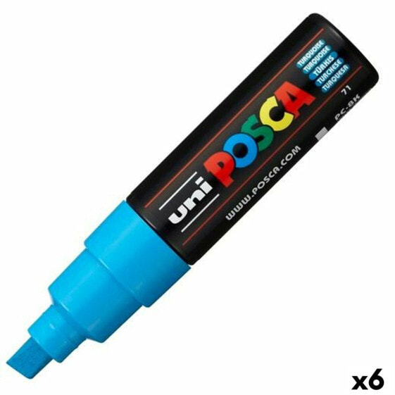 Фломастер POSCA PC-8K бирюзовый (6 штук)