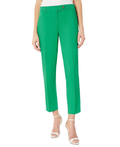 Petite Duke Mid Rise Slim-Leg Ankle Pants