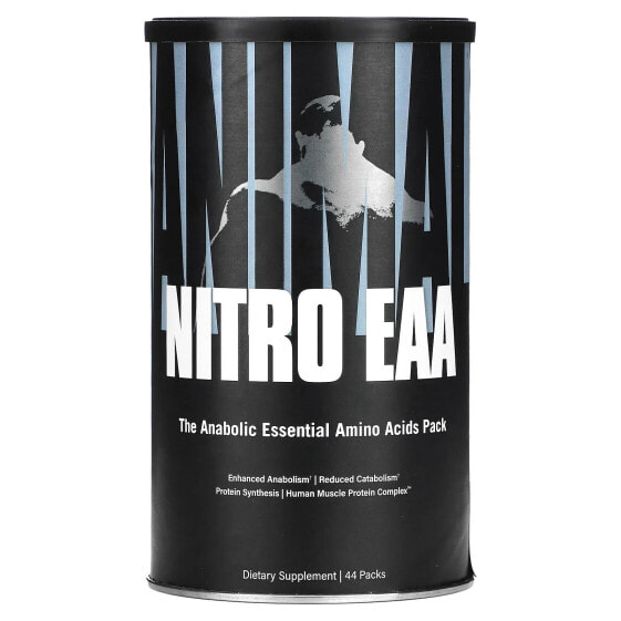 Аминокислоты Animal Nitro EAA, Набор анаболических белковых аминокислот, 44 пакета