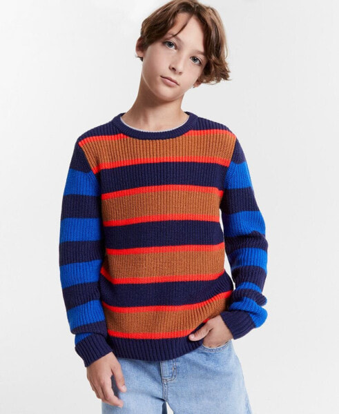 Little & Big Boys Colorblocked Sweater, Created for Macy's