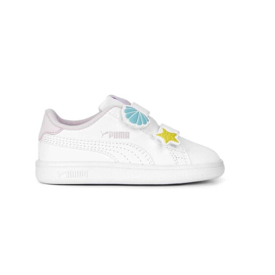 Puma Smash V2 Mermaid Vi Slip On Toddler Girls Size 4 M Sneakers Casual Shoes 3
