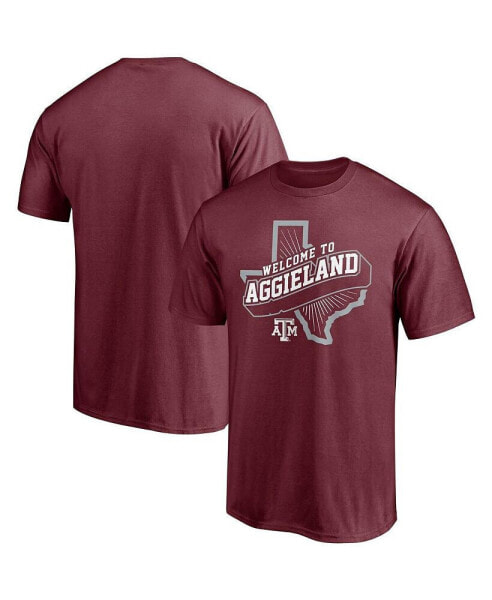 Men's Maroon Texas A&M Aggies Hometown T-shirt