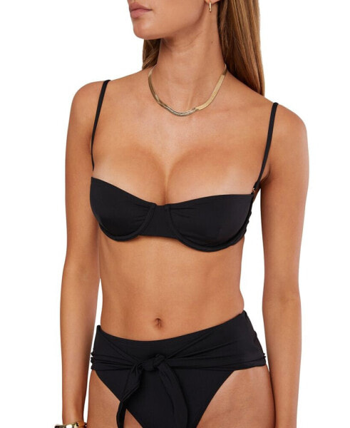 Women's Balconette Sweetheart-Neck Bikini Top