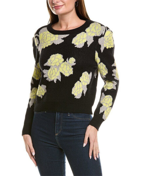 Gracia Hydrangea Print Sweater Women's