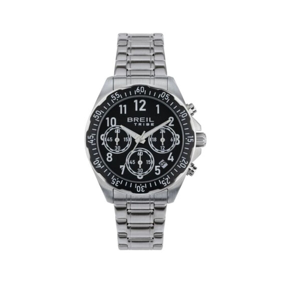 Мужские часы Breil EW0718 Чёрный Серебристый (Ø 37 mm)