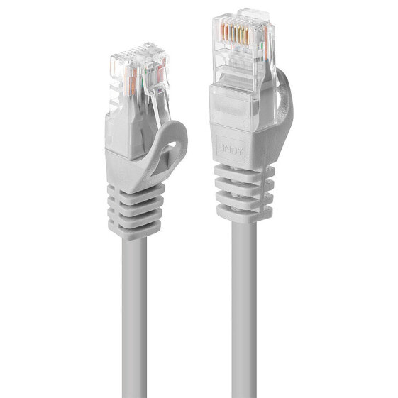 UTP Category 6 Rigid Network Cable LINDY 48367 10 m Grey 1 Unit