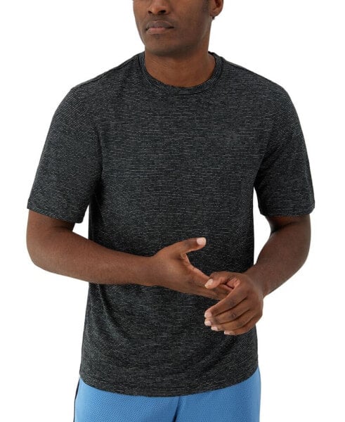 Men's Standard-Fit Stripe Performance T-Shirt