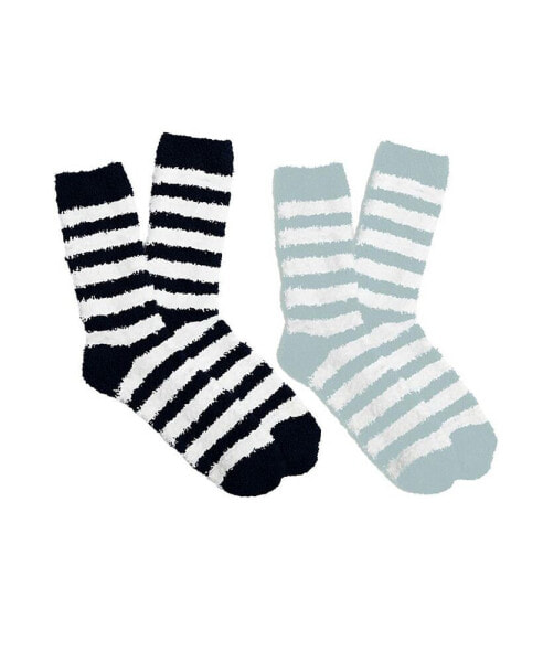 Women's STRIPED COZY SOCKS TWO PACK