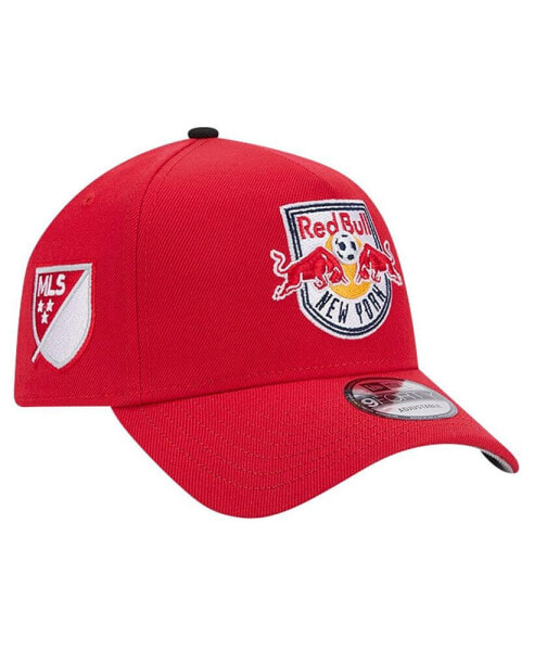 Men's Red New York Red Bulls 2024 Kick Off Collection 9FORTY A-Frame Adjustable Hat