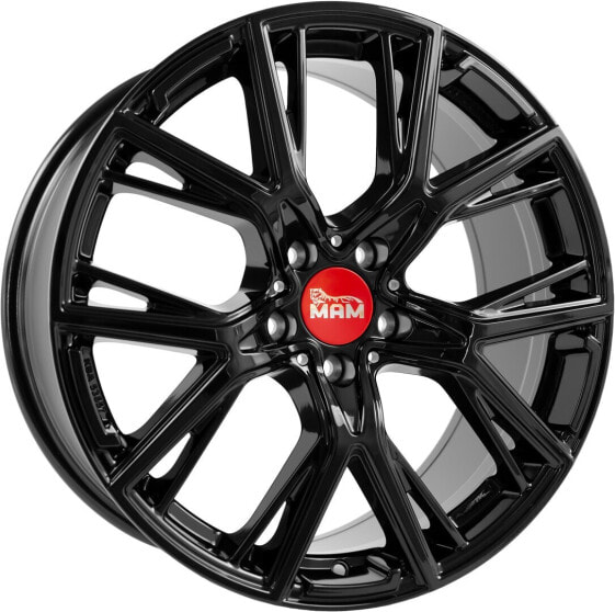 MAM B4 black painted 8.5x19 ET40 - LK5/114.3 ML72.6