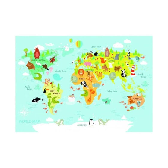 Puzzle Weltkarte für Kinder 150 Teile