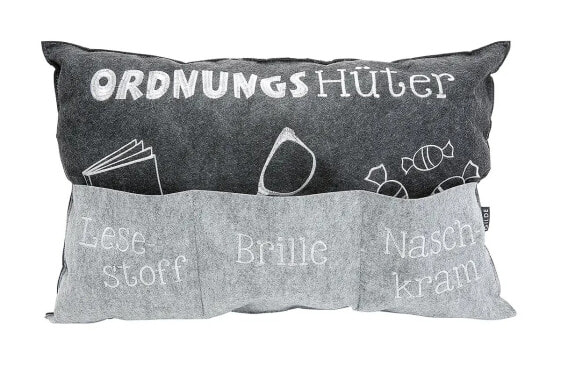 Декоративная подушка GILDE Kissen Ordnungshüter mit Taschen