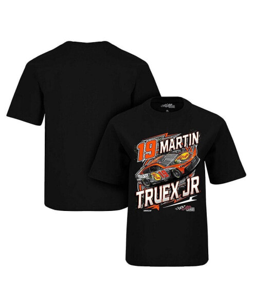 Big Boys and Girls Black Martin Truex Jr Bass Pro Shops Backstretch T-Shirt