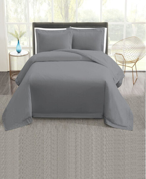 Одеяло Vince Camuto Home 400TC Percale 3 Piece Duvet Set, Full/Queen