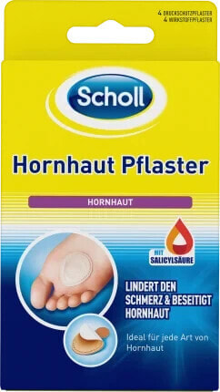 Hornhautentferner Pflaster, 4 St