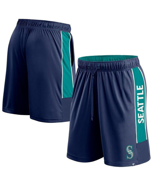 Men's Navy Seattle Mariners Win the Match Defender Shorts