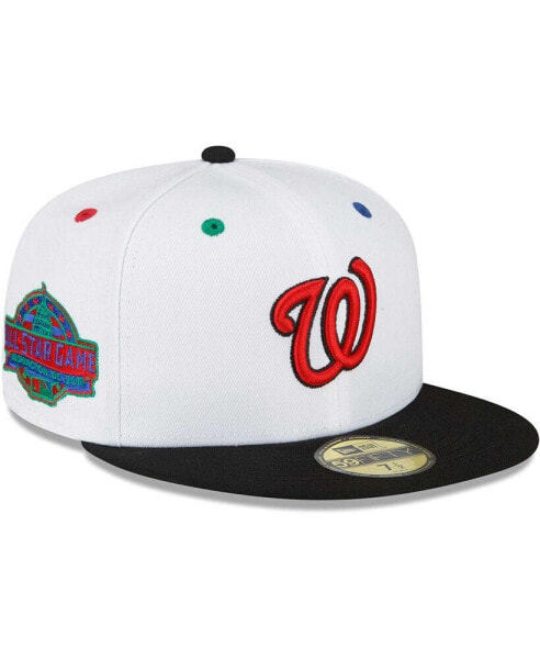 Men's White, Black Washington Nationals 2018 Mlb All-Star Game Primary Eye 59Fifty Fitted Hat