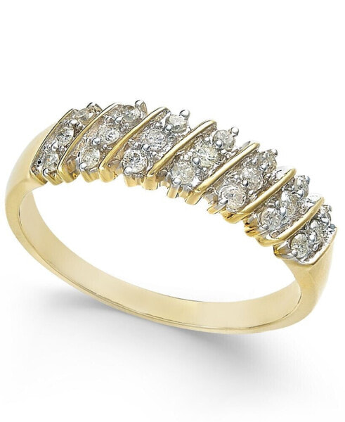 Кольцо Macy's Diamond Multi-Row Band