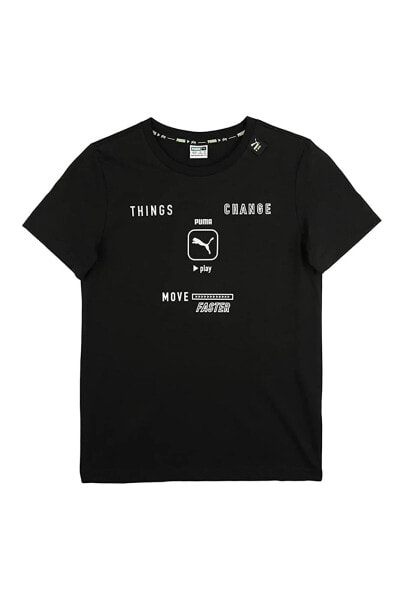 Футболка мужская PUMA Siyah Erkek Çocuk T-Shirt 84696401 PLAY UV Graphic Tee
