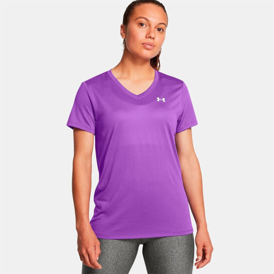 UNDER ARMOUR Tech V-Neck Solid short sleeve T-shirt