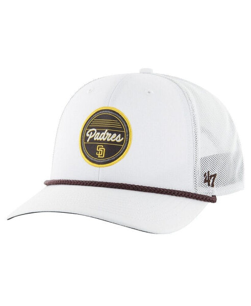 Men's White San Diego Padres Fairway Trucker Adjustable Hat