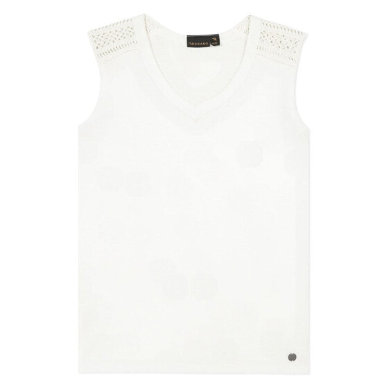 BECKARO Beach Blossom sleeveless T-shirt