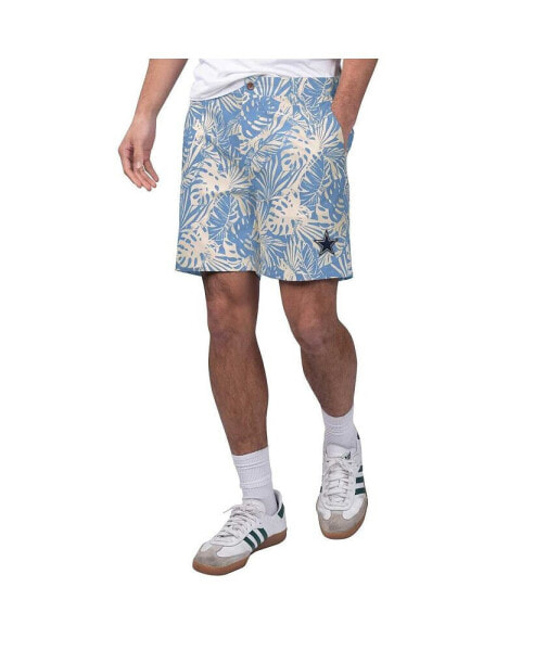 Men's Blue Dallas Cowboys Sand Washed Monstera Party Amphib Shorts