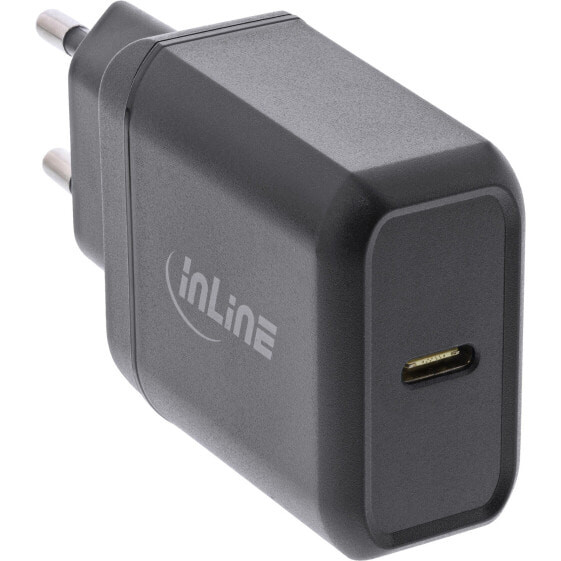 InLine USB PD Charger Single USB-C - Power Delivery - 25W - black