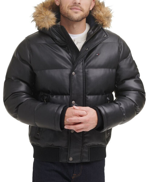 Куртка мужская Tommy Hilfiger с капюшоном-воротником Сноркель Quilted