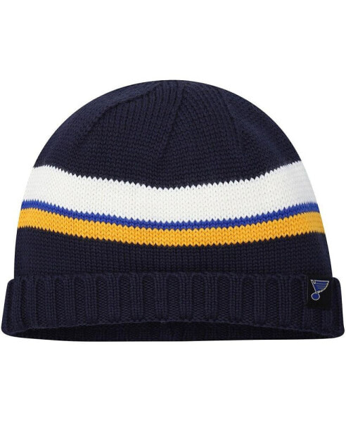 Men's Navy St. Louis Blues Fisherman Beanie