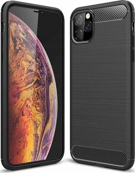 CASE ETUI CARBON LUX CZARNY IPHONE 12 PRO MAX 6,7" standard