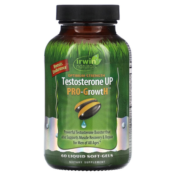 Витамины и БАДы Мужское здоровье Irwin Naturals Optimum-Strength Testosterone UP Pro-GrowtH, 60 капсул в жидкой оболочке