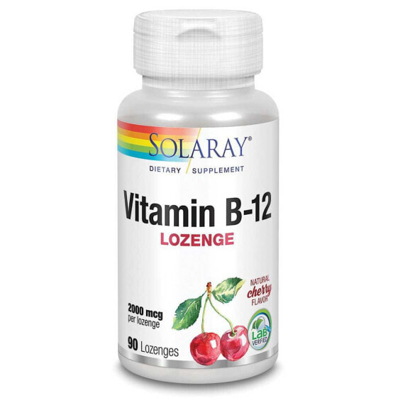 SOLARAY Vitamin B-12 2000mcgr 90 Units