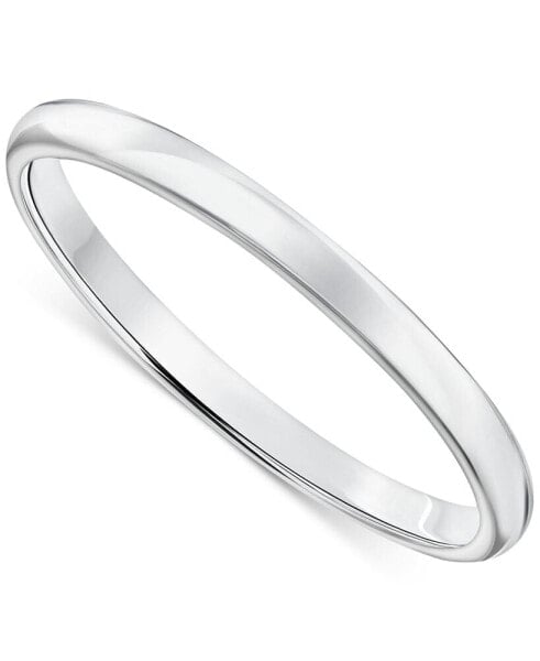 Comfort Fit Wedding Band (2mm) in 14k Gold