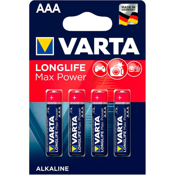 VARTA 1x4 Longlife Max Power Micro AAA LR03 Batteries