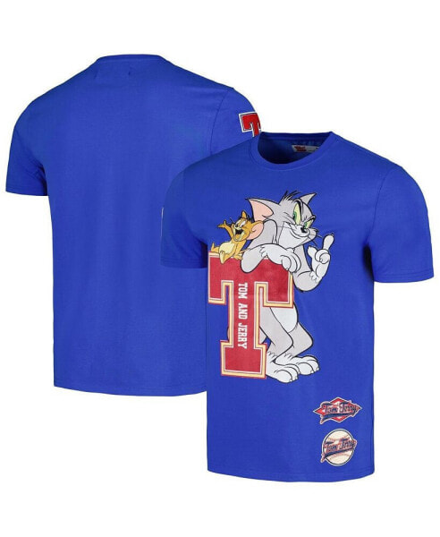 Men's and Women's Royal Tom and Jerry University T-shirt