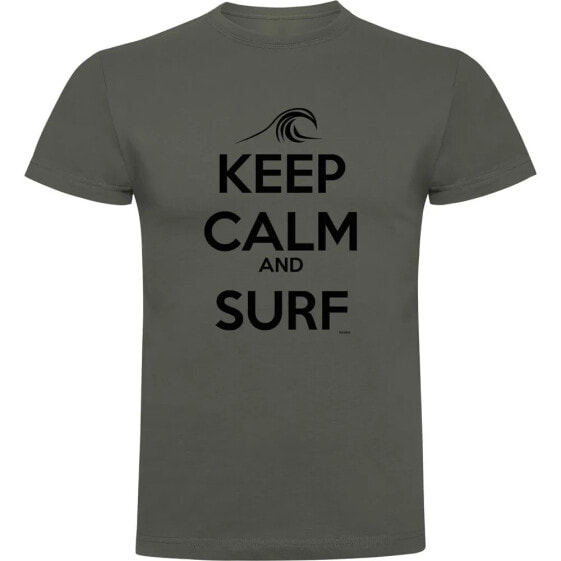 KRUSKIS Surf Keep Calm And Surf short sleeve T-shirt