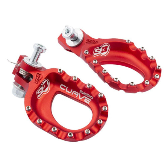 S3 PARTS Curve wide footpegs