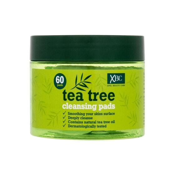 Xpel Tea Tree Cleansing Pads 60 St. reinigungstücher für Frauen