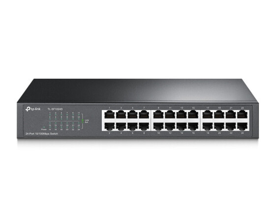 TP-LINK TL-SF1024D - Unmanaged - Fast Ethernet (10/100) - Rack mounting