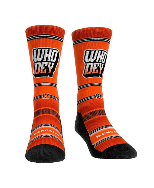 Men's and Women's Socks Cincinnati Bengals Slogan Crew Socks