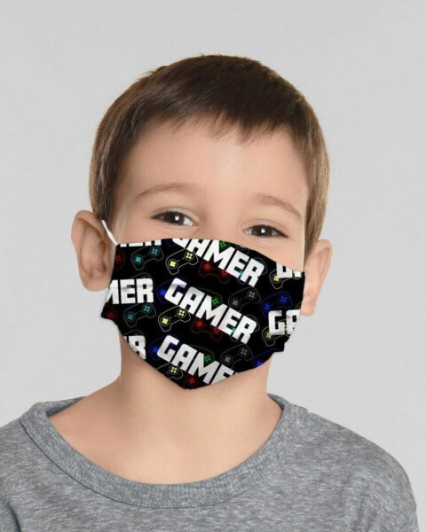 Защитная маска для детей Omega Многоразовая Игровая 100% Хлопок